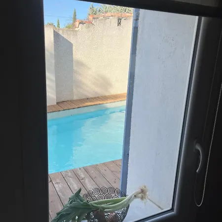 Appartement Jardin Piscine Proche Centre-ville 10 Mn Des Plages Montpellier