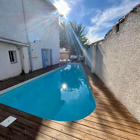 Appartement Jardin Piscine Proche Centre-ville 10 Mn Des Plages Montpellier