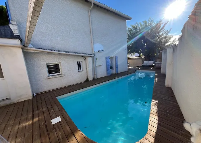 Apartmán Jardin Piscine Proche Centre-ville 10 Mn Des Plages