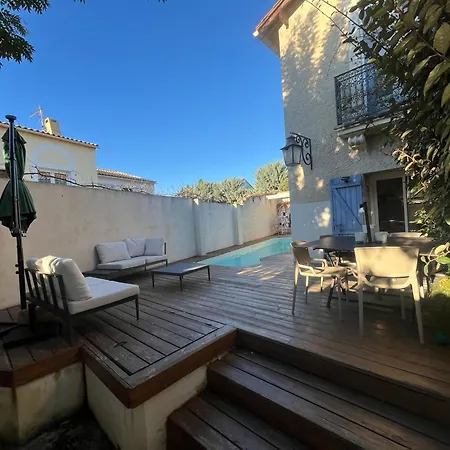 Jardin Piscine Proche Centre-ville 10 Mn Des Plages * Монпелье