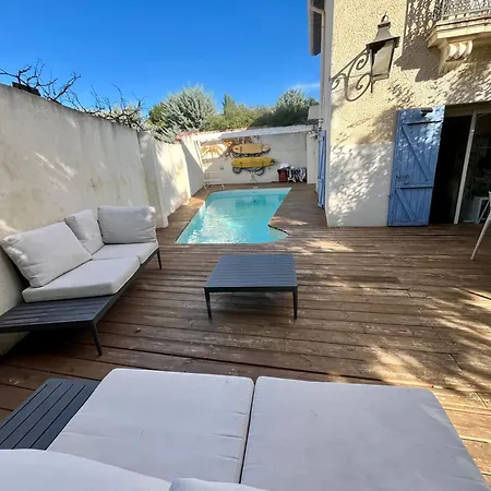 Jardin Piscine Proche Centre-ville 10 Mn Des Plages Монпелье